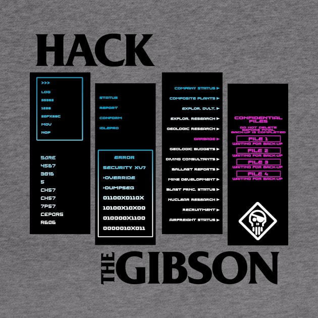 Hack the Gibson by ClayGrahamArt